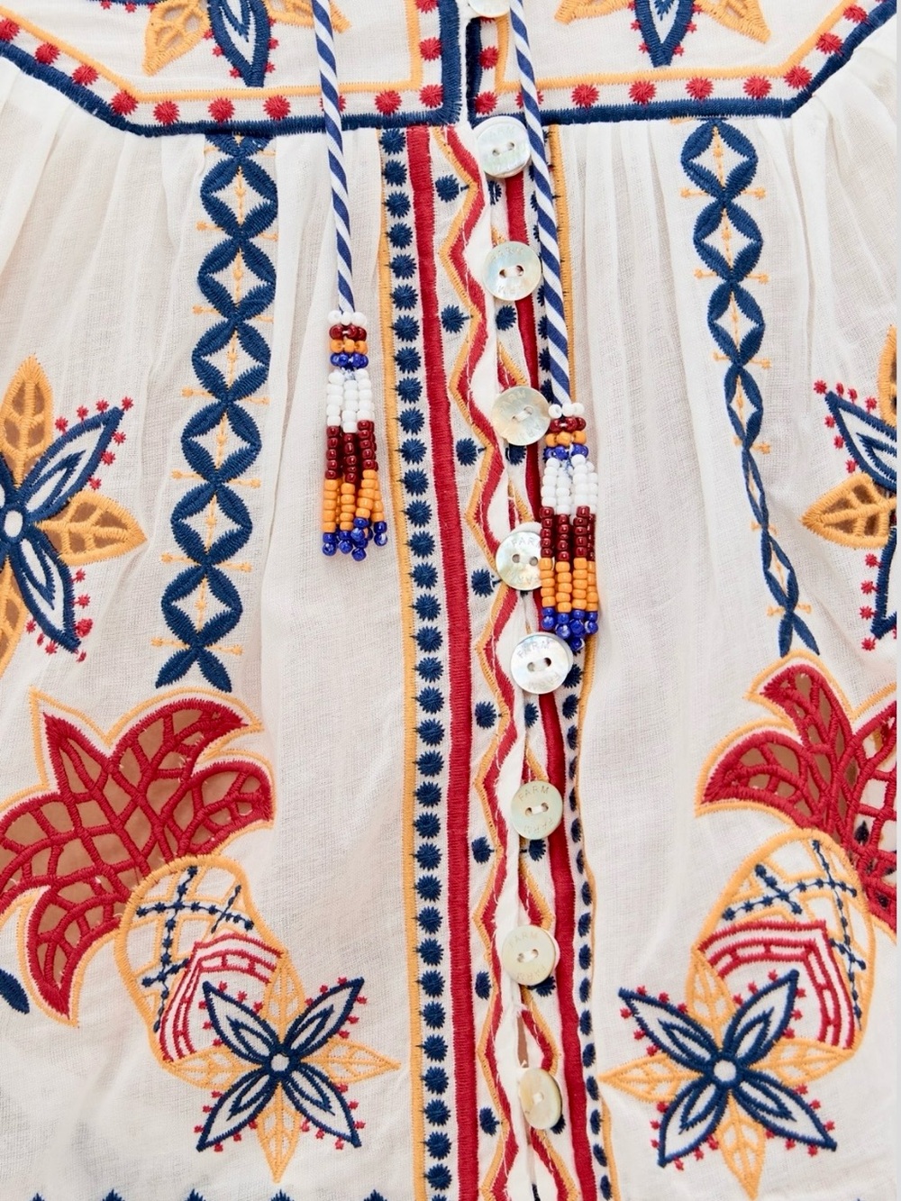 FARM Rio Mary’s Tile Embroidery - Picture 2 of 11